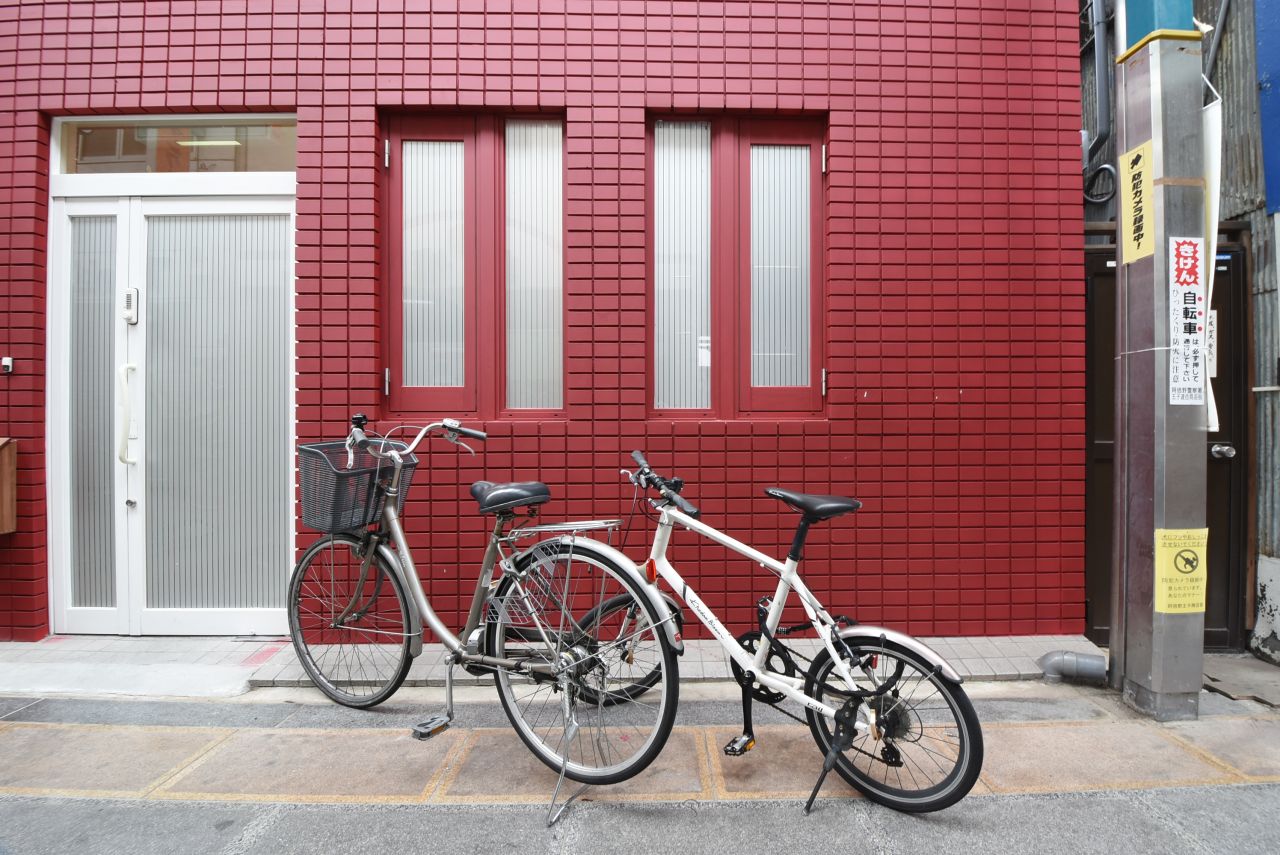駐輪場の様子。(2016-05-25,共用部,GARAGE,1F)