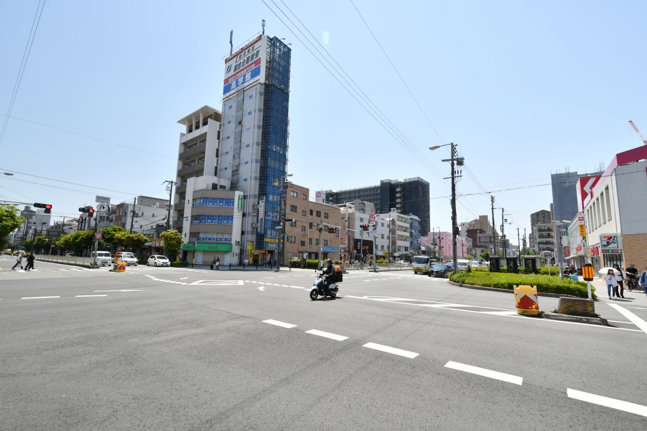 大阪メトロ御堂筋線・昭和町駅前の交差点の様子。(2023-05-11,共用部,ENVIRONMENT,1F)