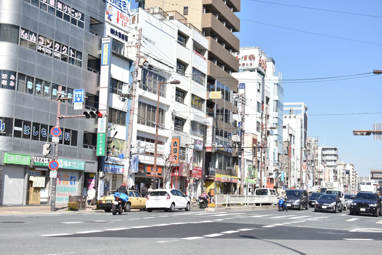 大阪市営地下鉄谷町線・都島駅周辺の様子。(2018-02-14,共用部,ENVIRONMENT,1F)
