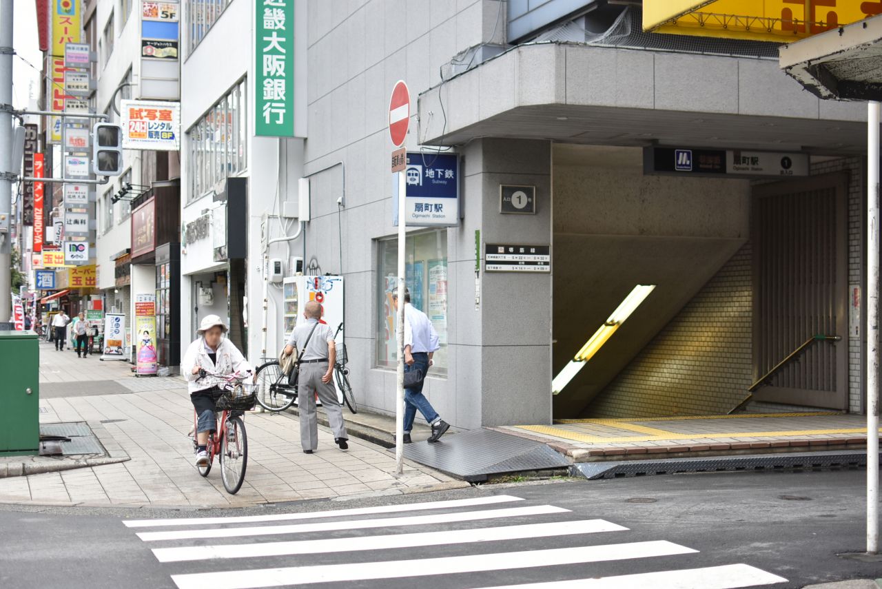 大阪メトロ堺筋線・扇町駅の様子。(2018-09-25,共用部,ENVIRONMENT,1F)