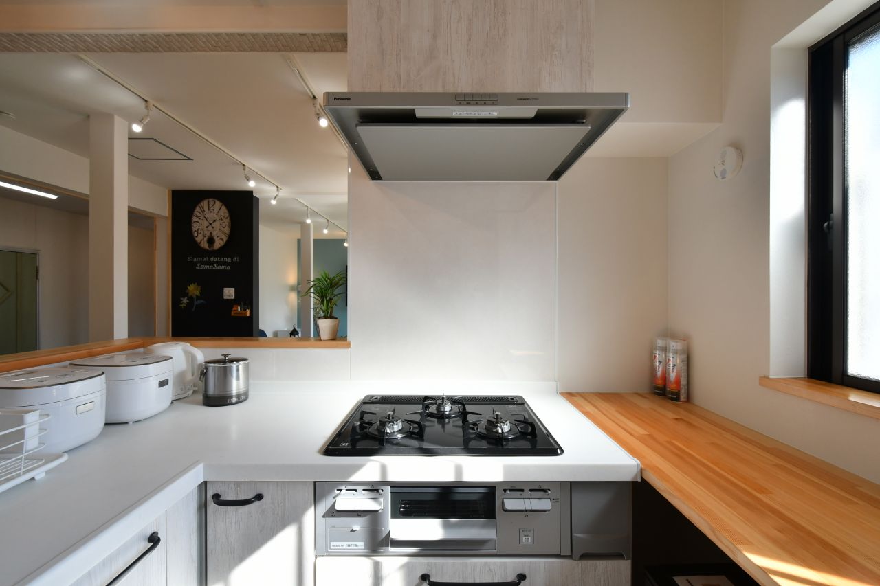 ガスコンロの様子。(2020-10-20,共用部,KITCHEN,1F)