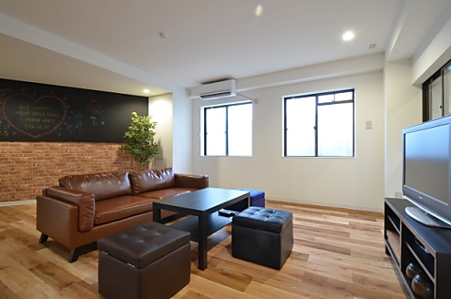 ソファスペースの様子。(2016-02-15,共用部,LIVINGROOM,1F)