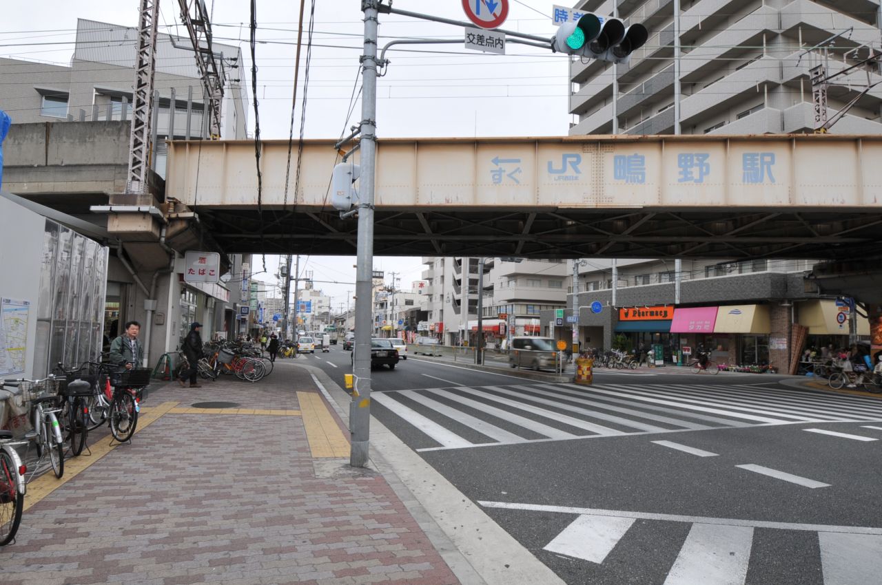各線・鴫野駅前の様子。(2012-01-14,共用部,ENVIRONMENT,1F)