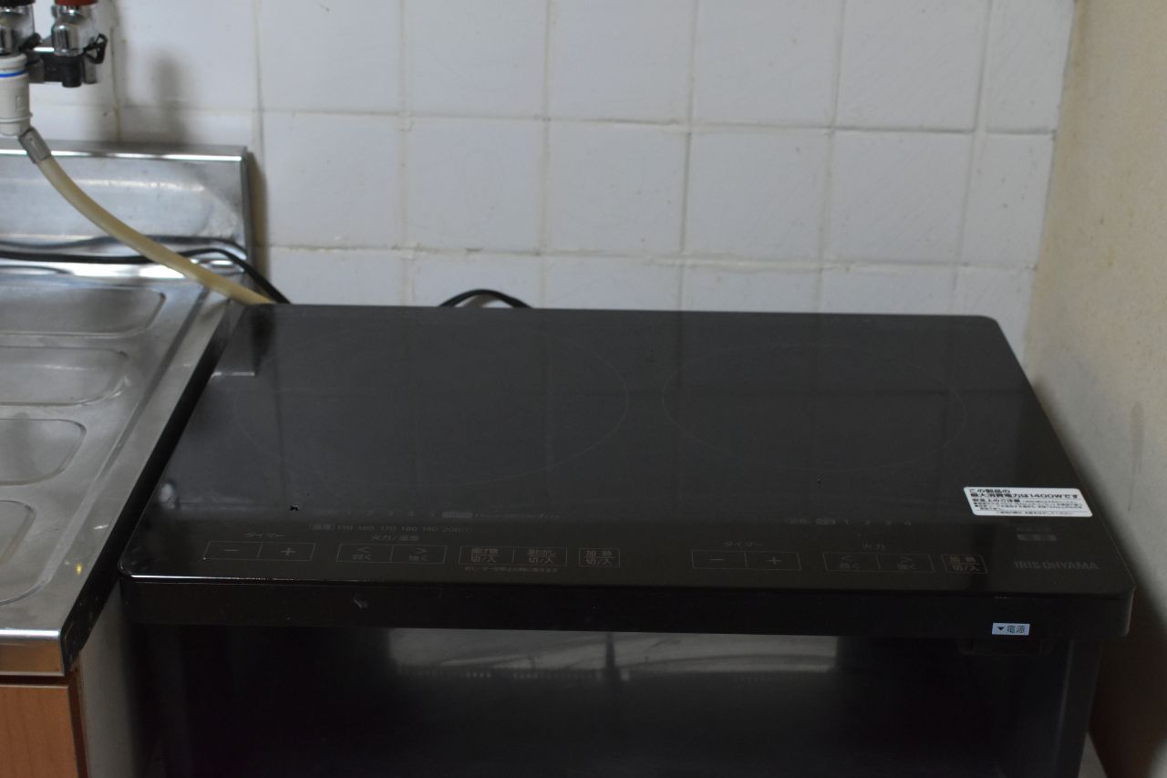 IHヒーターの様子。(2022-09-27,共用部,KITCHEN,1F)