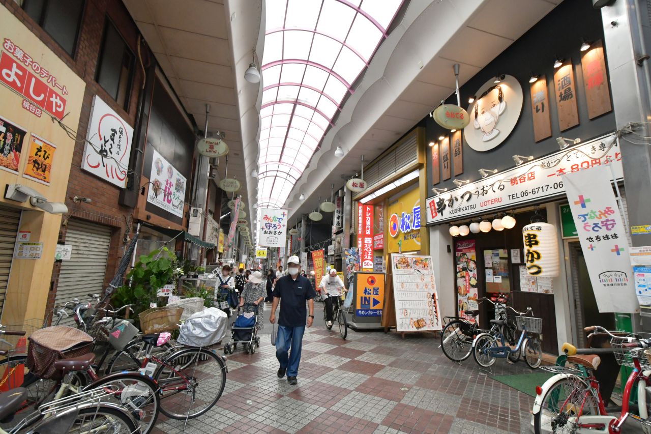 駅前の商店街の様子。(2022-09-27,共用部,ENVIRONMENT,1F)
