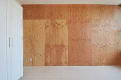 DIY可能な壁の様子。（106号室）(2012-09-13,専有部,ROOM,1F)