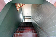 玄関へ続く階段の様子。(2012-02-04,周辺環境,ENTRANCE,1F)