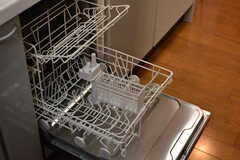 食器洗浄機が使えます。506、507号室専用です。(2020-02-13,共用部,KITCHEN,5F)