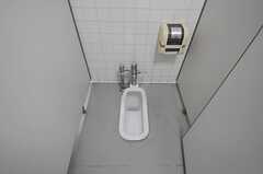和式トイレの様子。(2012-05-15,共用部,TOILET,4F)