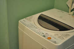 洗濯機の様子。(2013-03-26,共用部,LAUNDRY,1F)