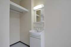 専有部の様子3。部屋に洗面台があります。（A101号室）(2011-02-11,専有部,ROOM,2F)