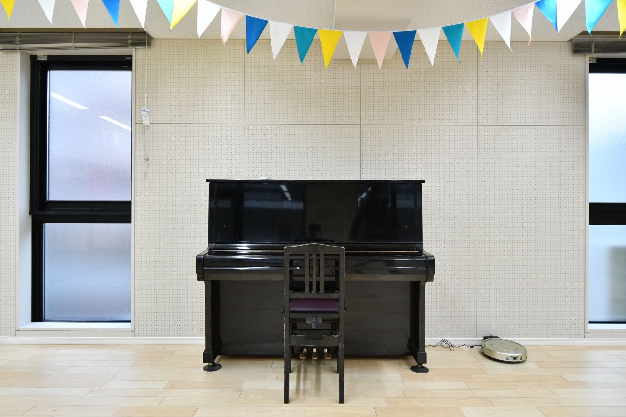 多目的ルームのピアノ。(2020-03-10,共用部,LIVINGROOM,1F)