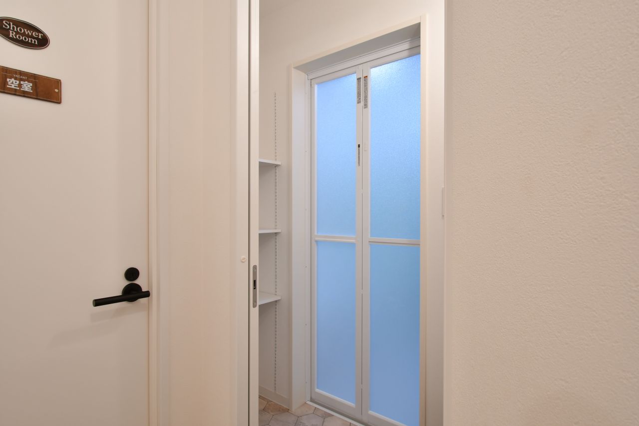 脱衣室の様子。(2023-03-08,共用部,BATH,1F)