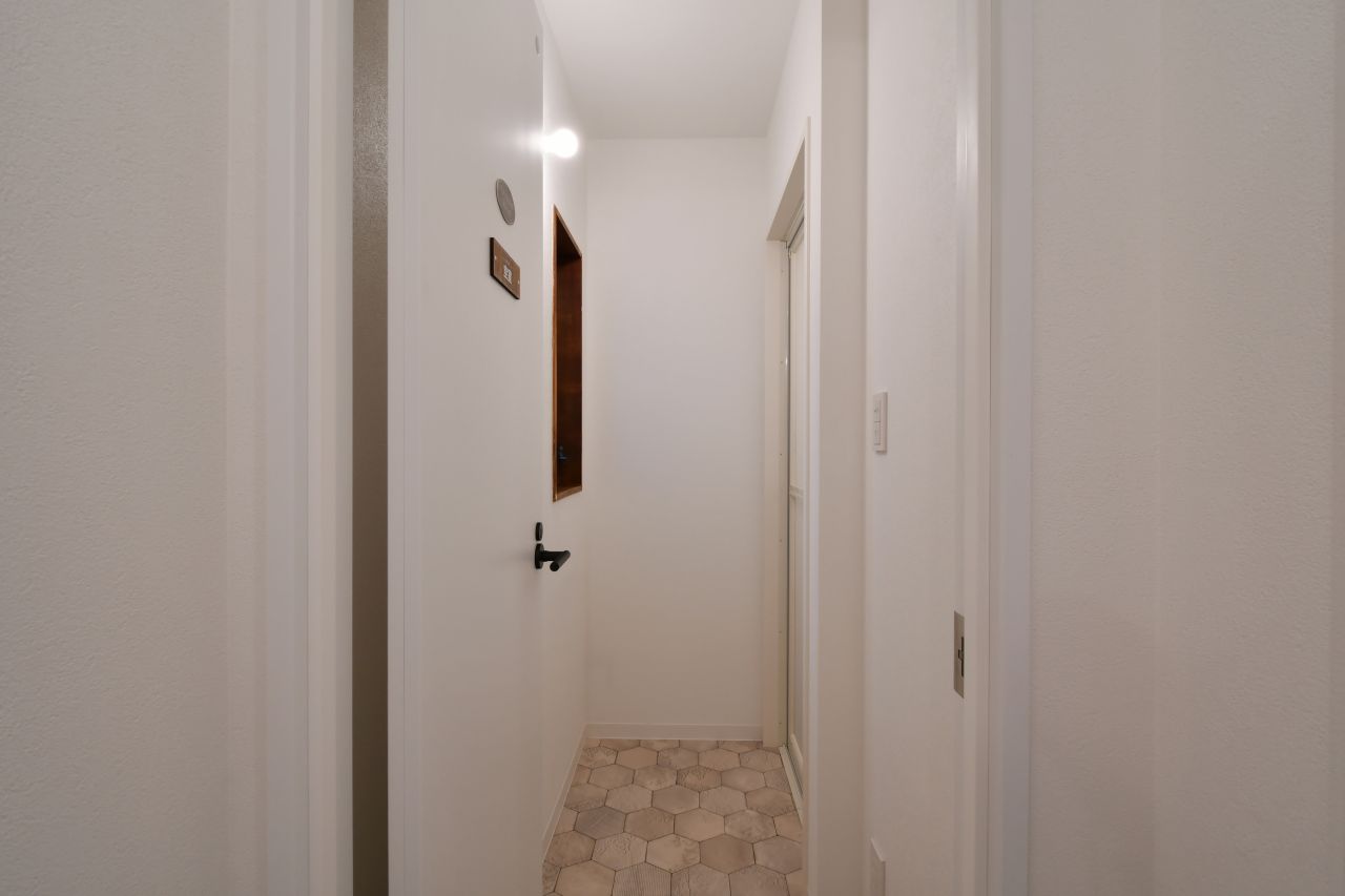 脱衣室の様子。(2023-03-08,共用部,BATH,1F)