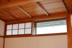 上部の窓を開けると、風が通ります。（204号室）(2023-03-08,専有部,ROOM,2F)