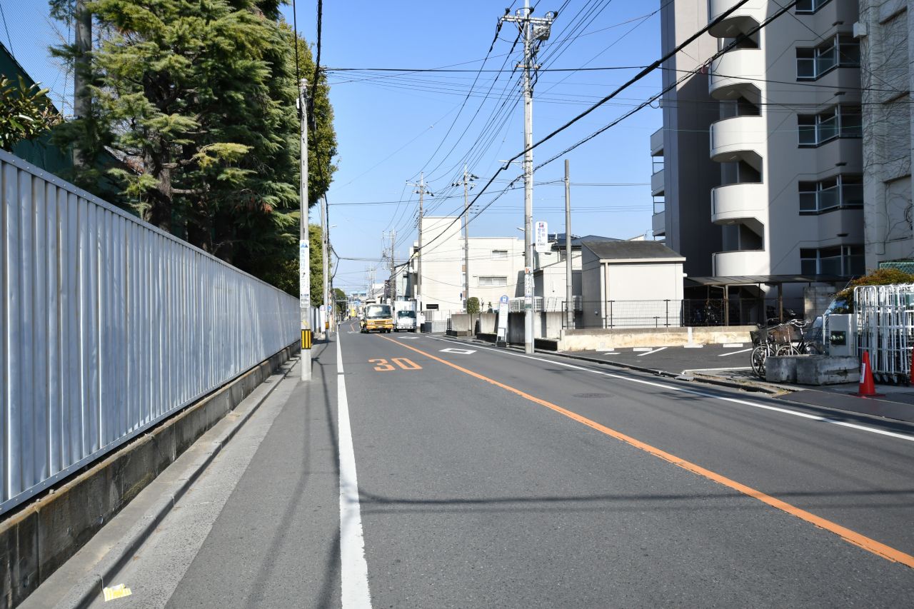 駅からシェアハウスへ向かう道の様子。(2023-03-08,共用部,ENVIRONMENT,1F)