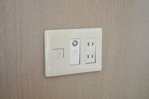 有線でインターネットも使えます。（407号室）(2010-05-19,専有部,ROOM,4F)