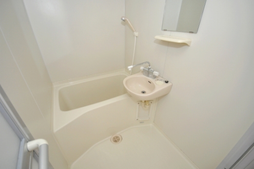 バスルームと洗面台の様子。（407号室）(2010-05-19,共用部,BATH,4F)