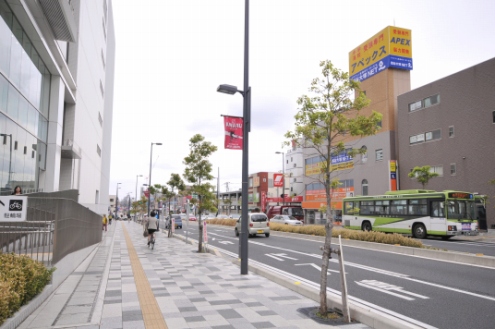 各線浦和駅からシェアハウスへ向かう道の様子。(2010-05-19,共用部,ENVIRONMENT,1F)