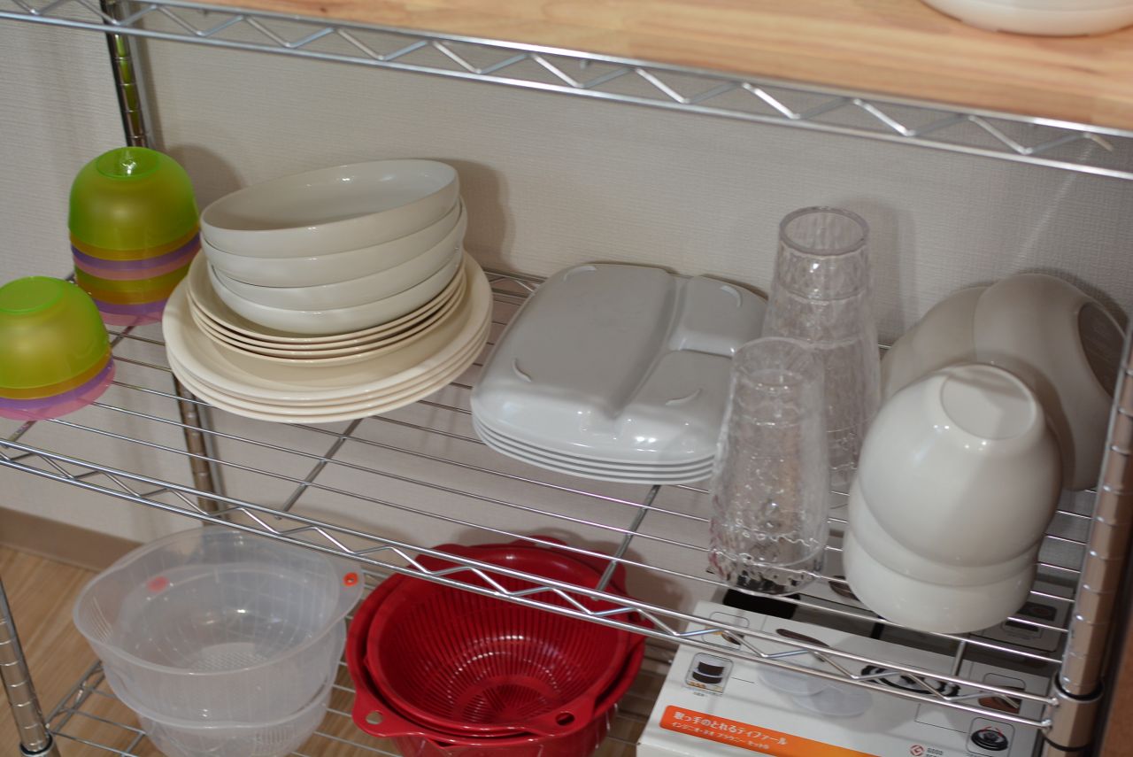 食器類の様子。(2021-03-04,共用部,KITCHEN,1F)