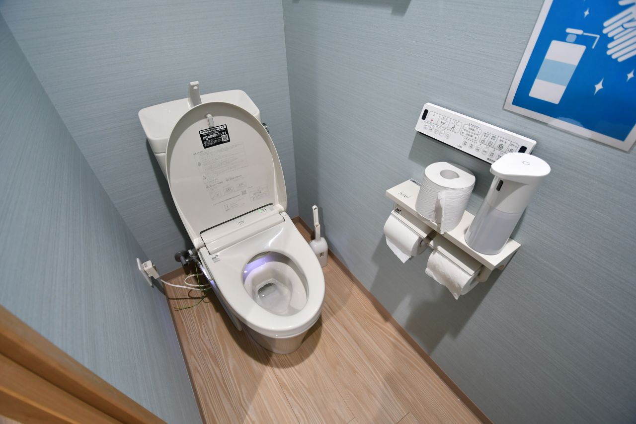 ウォシュレット付きトイレの様子。(2021-03-04,共用部,TOILET,1F)
