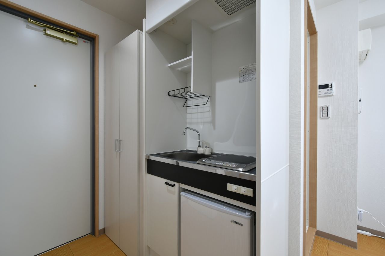 ミニキッチンの様子。（202号室）(2021-03-04,専有部,ROOM,2F)