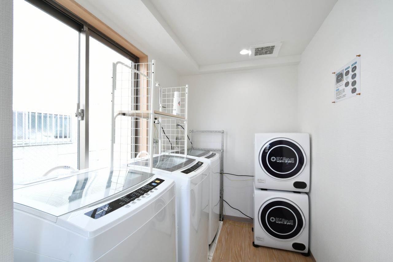 ランドリースペースの様子。(2021-03-04,共用部,LAUNDRY,3F)