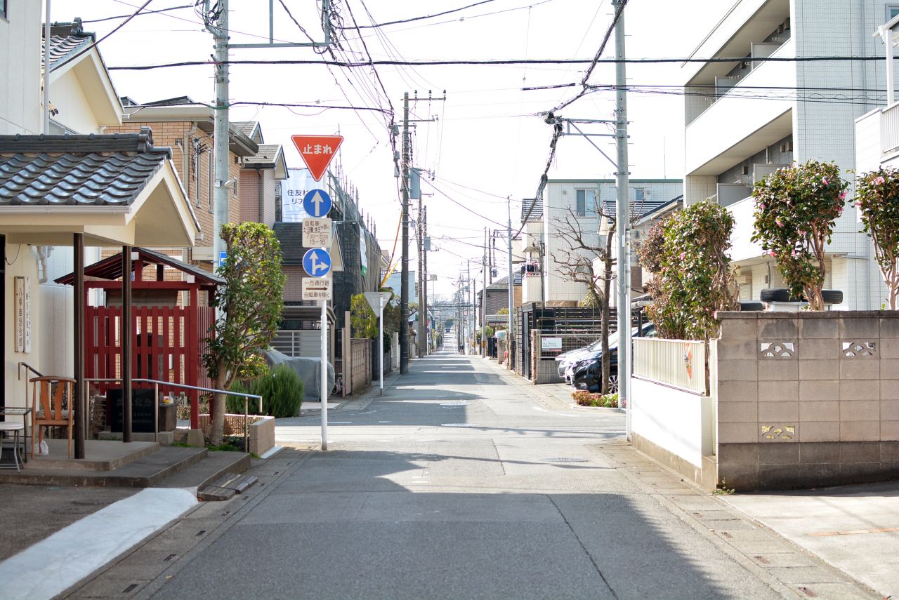 周辺は穏やかな住宅街です。(2021-03-04,共用部,ENVIRONMENT,1F)