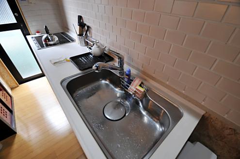 シンクの様子。(2011-03-22,共用部,KITCHEN,1F)