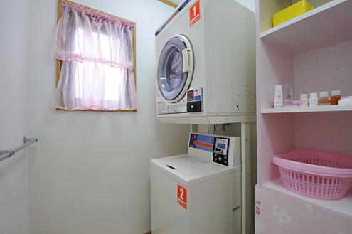 コイン式の洗濯機、乾燥機の様子。(2011-03-22,共用部,LAUNDRY,1F)
