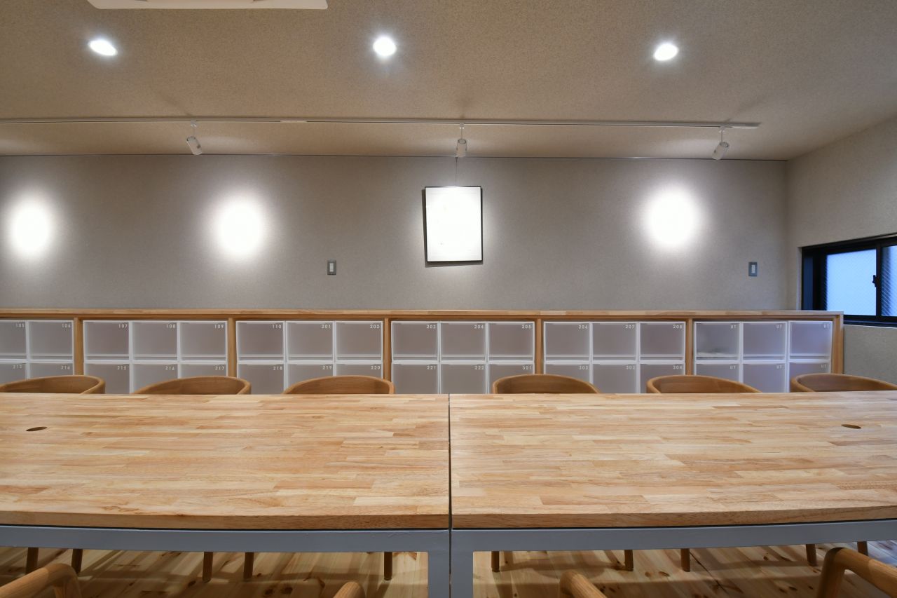 ダイニングテーブルの様子3。(2019-10-17,共用部,LIVINGROOM,1F)