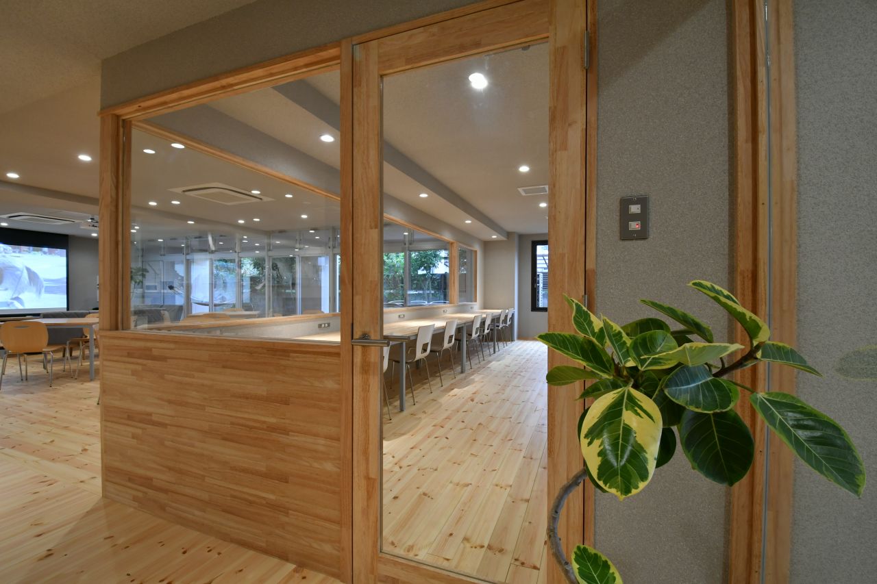 ワークスペースの入口。(2019-10-17,共用部,LIVINGROOM,1F)