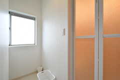 バスルームの脱衣室の様子2。(2020-10-14,共用部,BATH,6F)