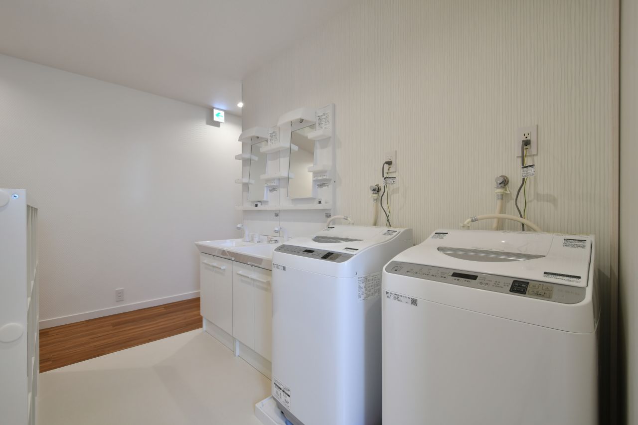 洗濯機の様子。(2020-10-14,共用部,LAUNDRY,6F)