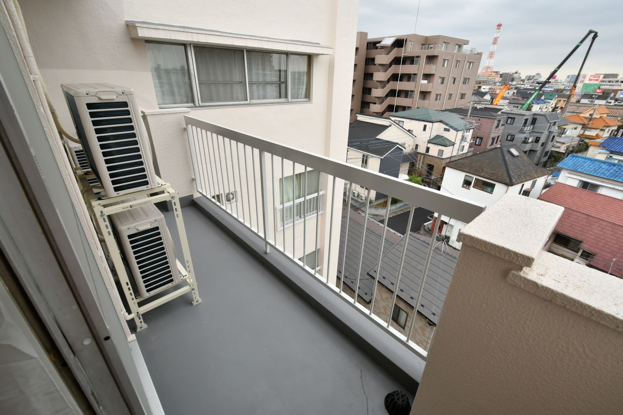 ベランダの様子。（602号室）(2020-10-14,専有部,ROOM,6F)