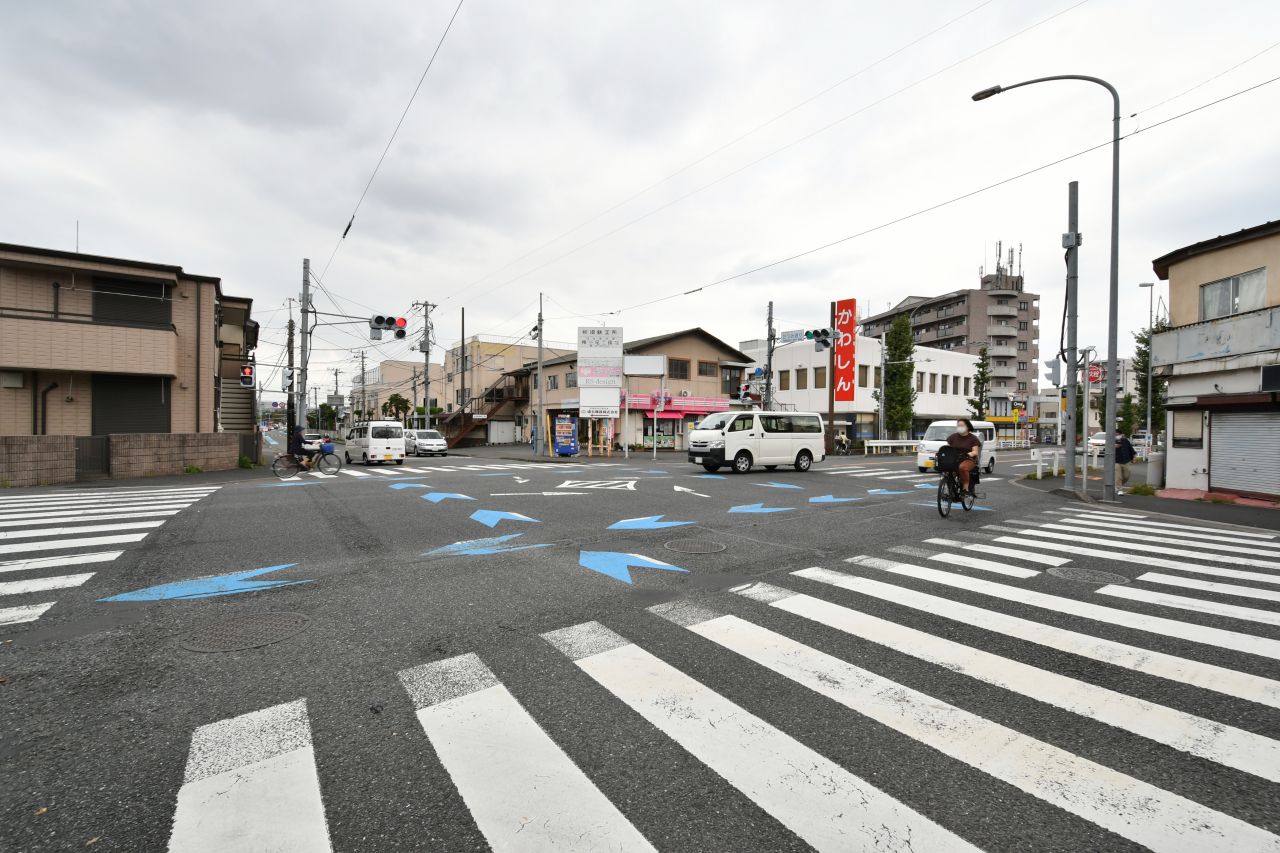 駅からシェアハウスへ向かう道の様子。(2020-10-14,共用部,ENVIRONMENT,1F)