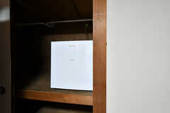 冷蔵庫は各室に備わっています。（201号室）(2021-12-17,専有部,ROOM,2F)