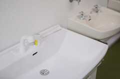 洗面台はシャワー水栓付きのものもあります。（女性専用）(2014-10-16,共用部,TOILET,1F)
