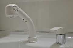洗面台もシャワー水栓です。(2012-04-27,共用部,OTHER,1F)