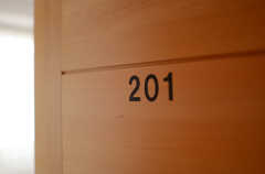 専有部ドアの様子。（201号室）(2013-05-23,専有部,ROOM,2F)