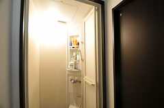 シャワールームの様子。(2011-04-11,共用部,BATH,2F)