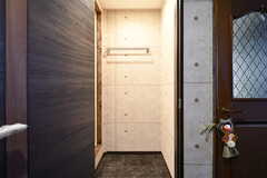 シャワールームの脱衣室。(2020-02-13,共用部,BATH,2F)