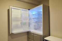 冷蔵庫の様子。(2012-02-24,共用部,KITCHEN,4F)