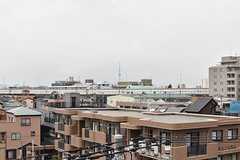 屋上からはスカイツリーが見えます。夏には隅田川の花火大会の様子も見えるとのこと。(2017-03-07,共用部,OTHER,5F)