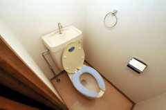 トイレの様子。（206号室）(2010-05-13,共用部,TOILET,2F)