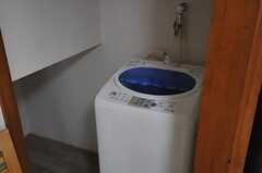 洗濯機の様子。(2013-03-14,共用部,LAUNDRY,1F)