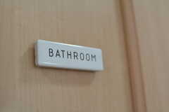 バスルームのサイン。(2021-03-17,共用部,BATH,2F)