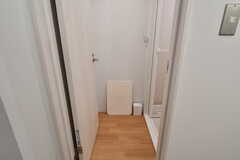 シャワールームの脱衣室。(2023-03-15,共用部,BATH,1F)