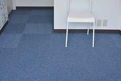 床はカーペット敷きです。（201号室）(2015-06-30,専有部,ROOM,2F)