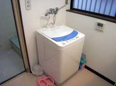 洗濯機の様子。(2008-01-08,共用部,LAUNDRY,1F)